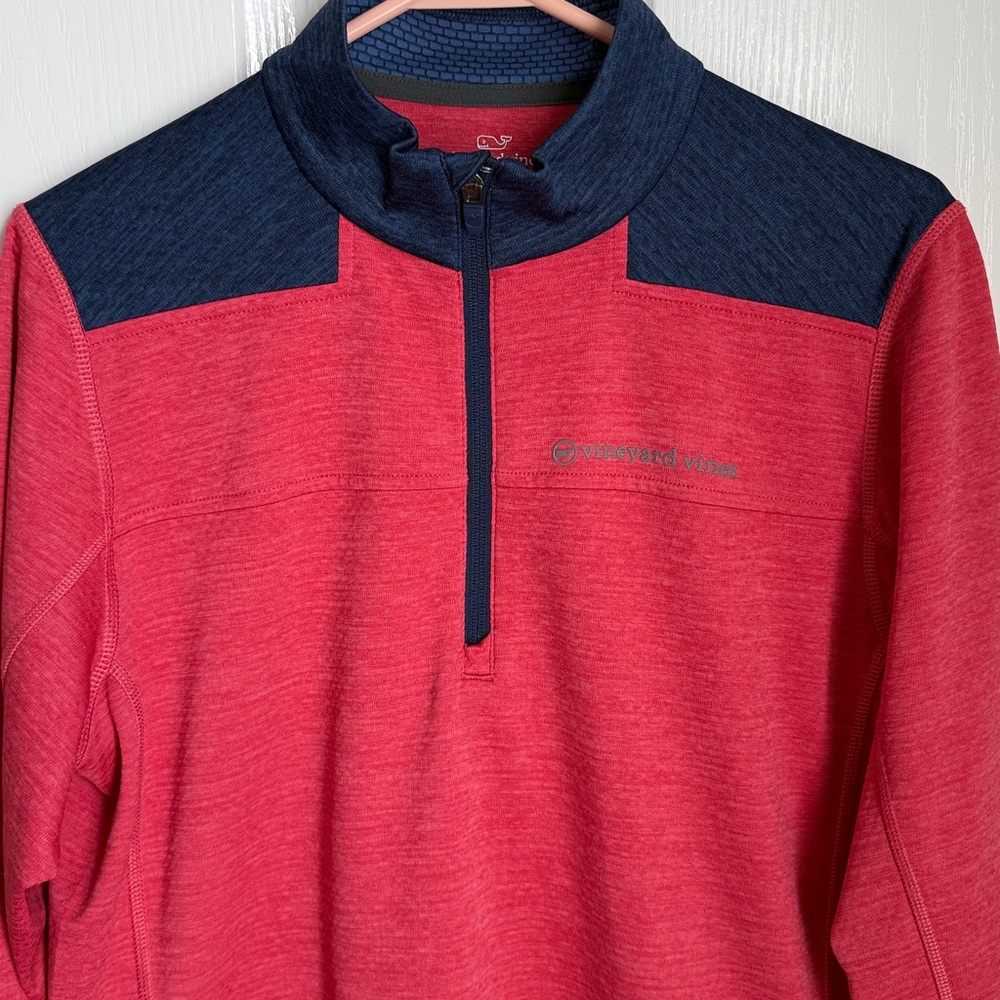 Boy’s Vineyard Vines Quarter Zip Pullover, Size 18 (XL)